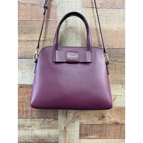 Kate Spade New York Matthews Street Maise Leather Satchel Purse - Picture 14 of 14